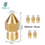 Nozzles for Ultimaker 2 UM2 3D Printer 3.00 mm Filament (Brass)